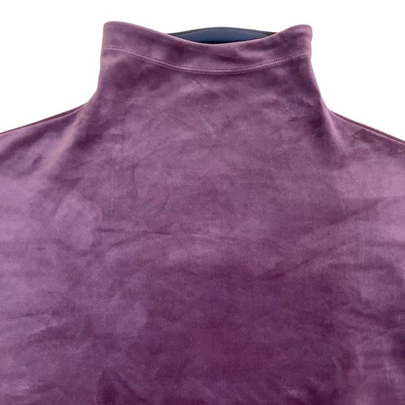 PrAna Phoenix Velour Top Funnel Neck in Raisin Soft Cozy Athleisure Yoga Sz S - Picture 11 of 16